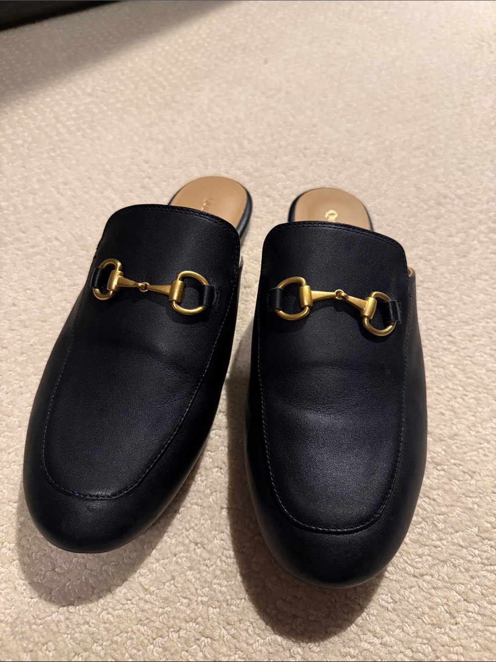 Quince Open Back Leather Loafer - size 9.5